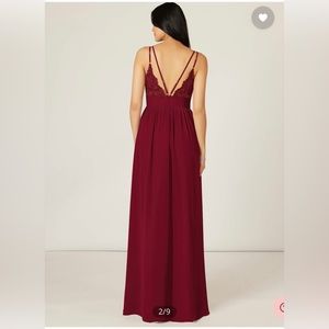 Azazie Bridesmaids Dress in Burgundy